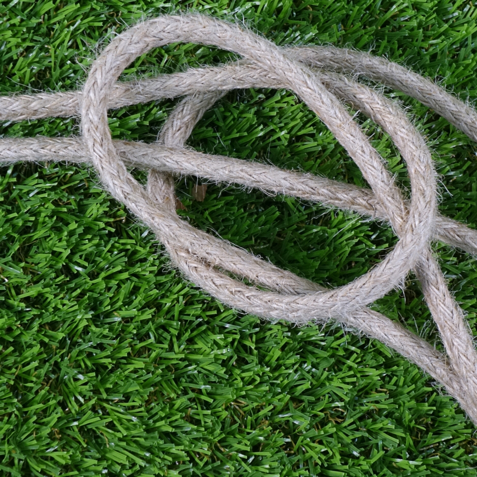 Recycled green elastic ribbon