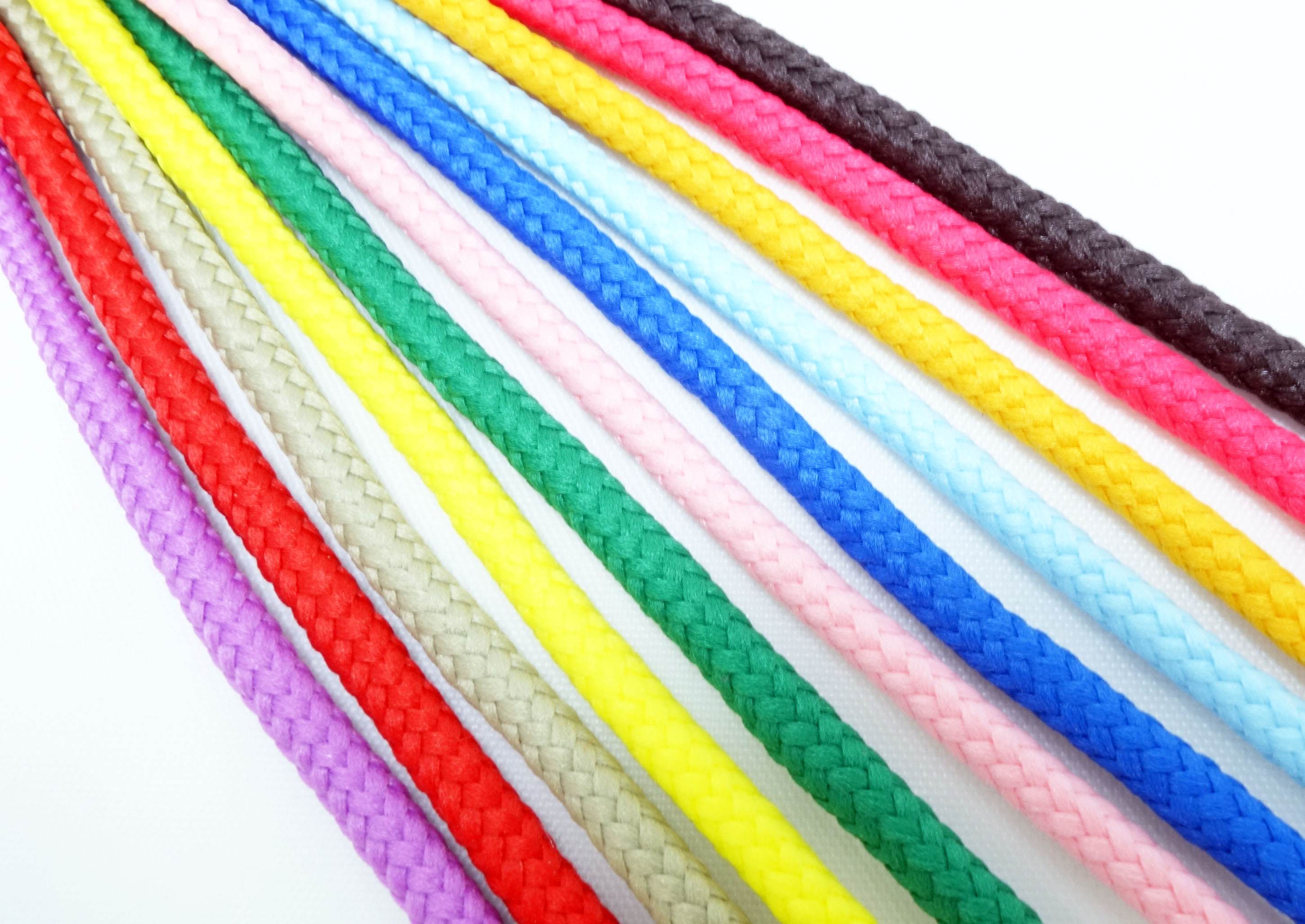 rigid textile cords braided